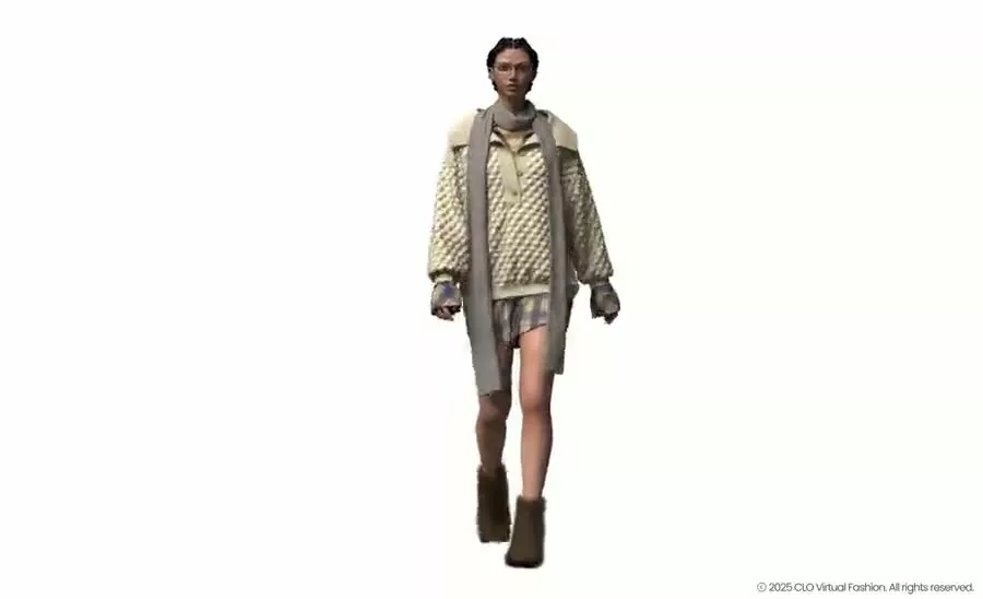 Visual garment digital sebagai konteks simulasi pola kemeja pria formal di CLO3D