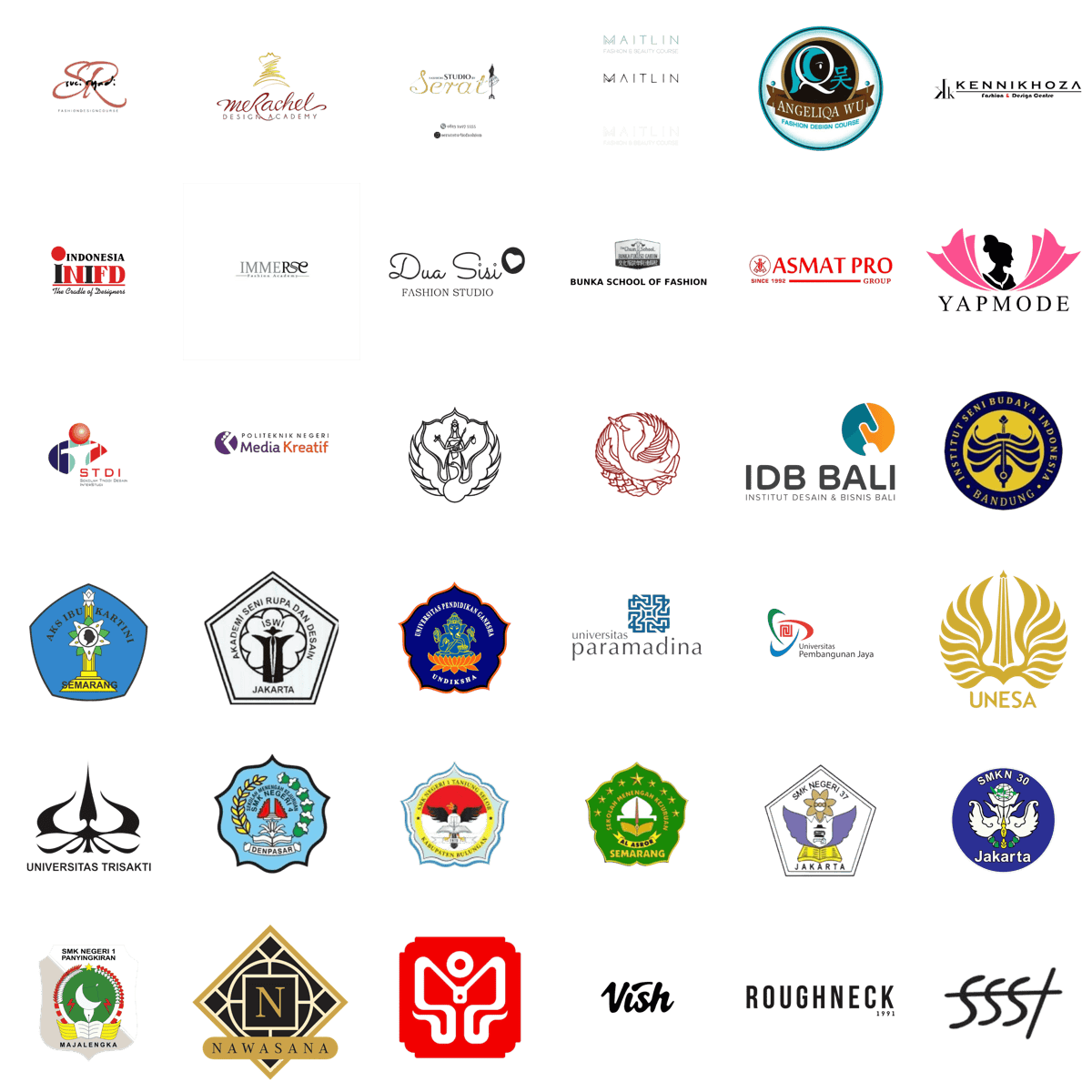 Logo lembaga yang bekerja sama dengan Pushka School Indonesia