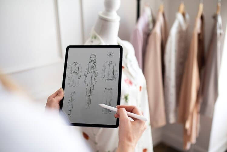 Contoh ilustrasi fashion digital