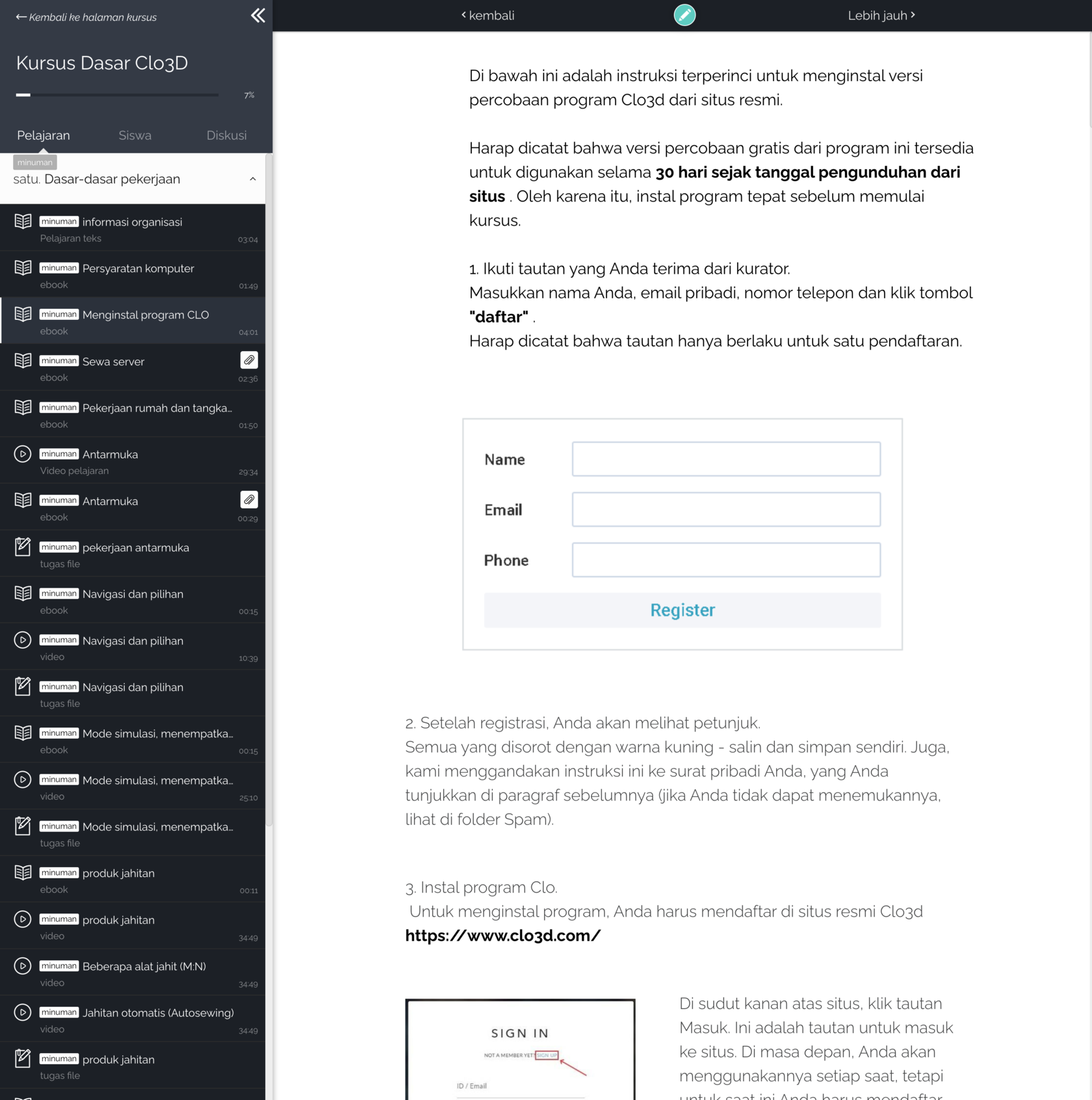 Karya siswa Pushka School - desain fashion digital